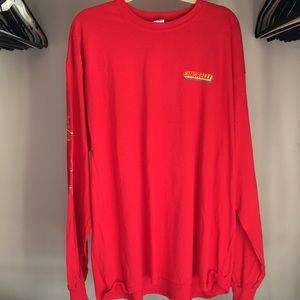 Cimorelli Merch: Red Long Sleeve Shirt